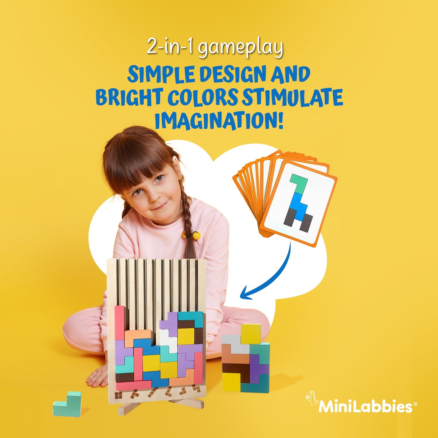 Kidsstoy Ahşap İstifleme Blokları